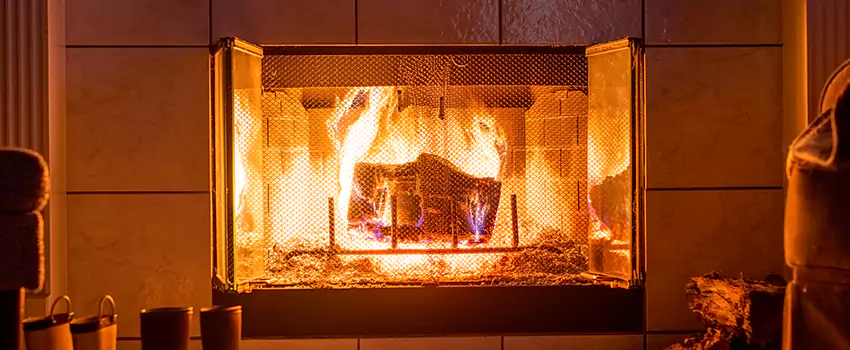 Mendota Hearth Landscape Fireplace Installation in Scottsbluff, Nebraska